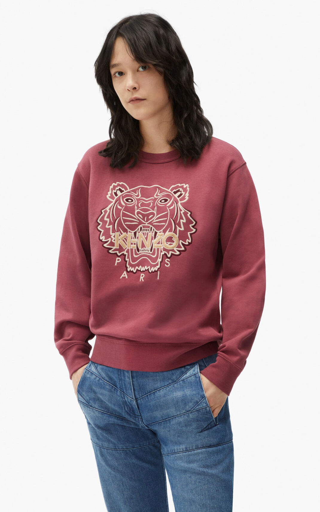 Sweat Kenzo Femme Tiger Noir GNTRA-8679